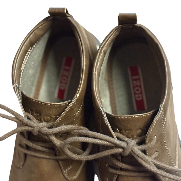 IZOD Desert Chukka Campo Ankle Boots Brown Casual Lace Up size 8.5 men’s - Picture 10 of 11